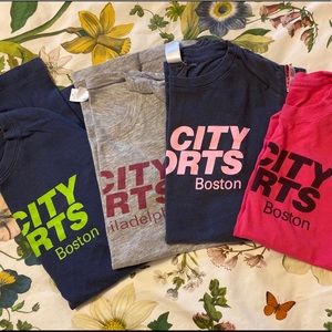 Lot of City Sports shirts